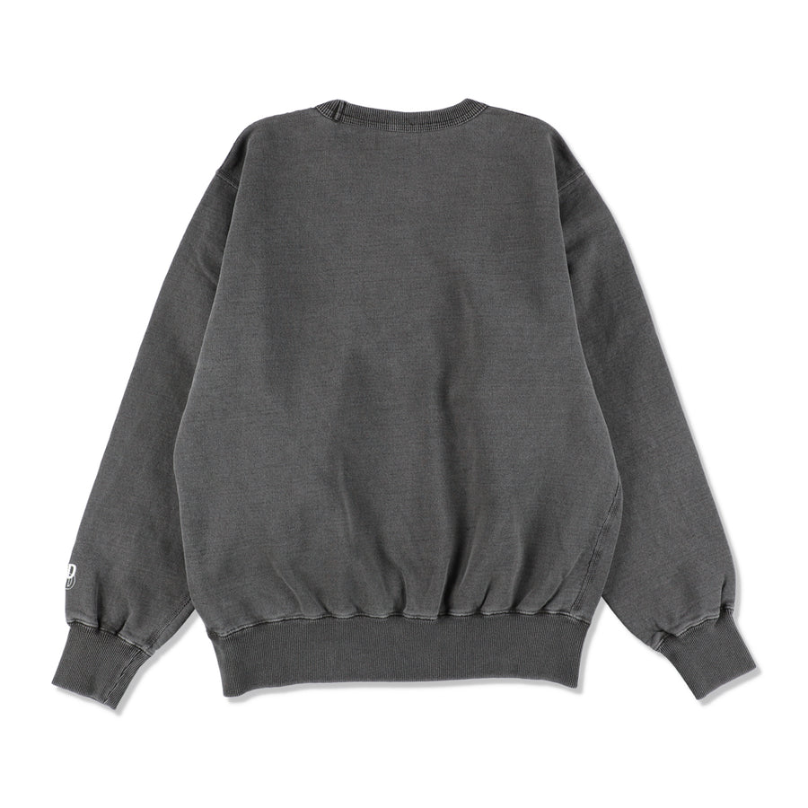 REDWOOD CLASSICS x WDS Pigment Polar Crewneck Sweatshirt / BLACK_SAND