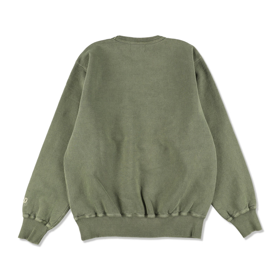 REDWOOD CLASSICS x WDS Pigment Polar Crewneck Sweatshirt / OLIVE_SAND