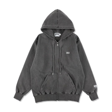 REDWOOD CLASSICS x WDS Pigment Logan Hooded Sweatshirt / BLACK_SAND