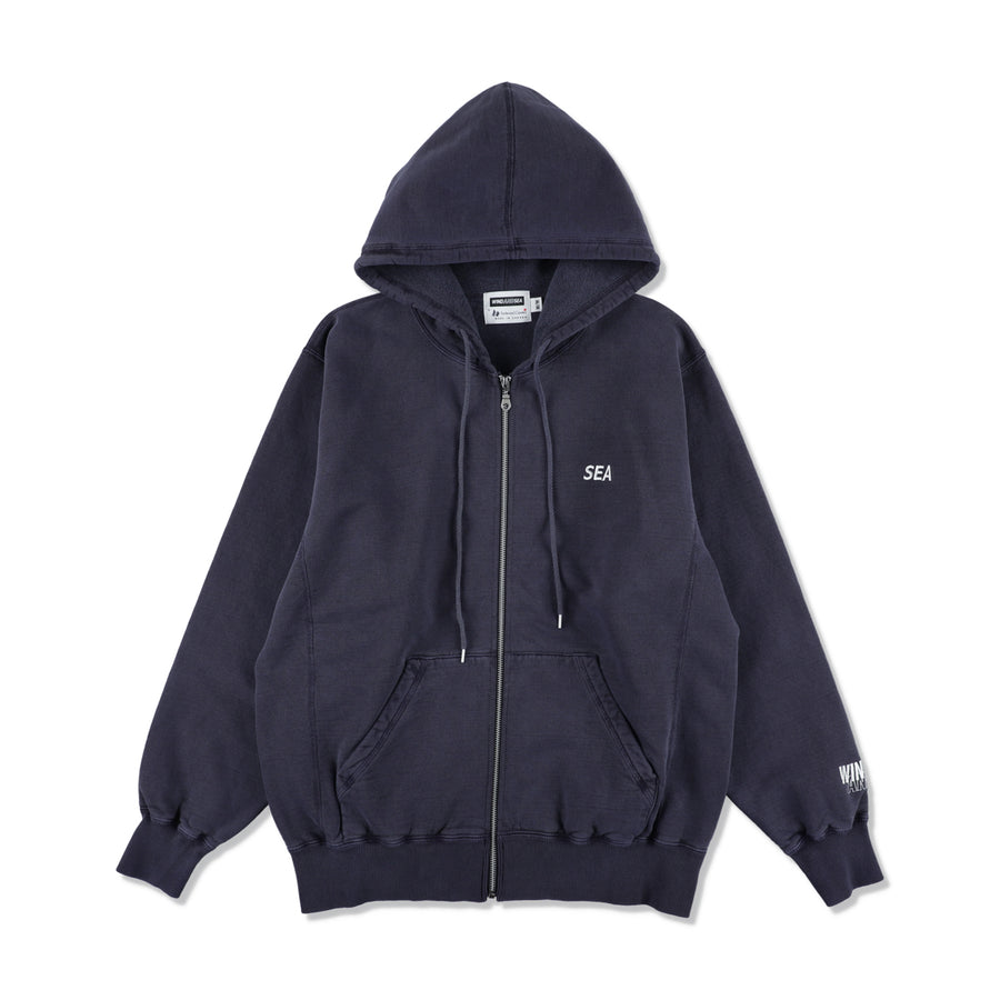 REDWOOD CLASSICS x WDS Pigment Logan Hooded Sweatshirt / NAVY_SAND