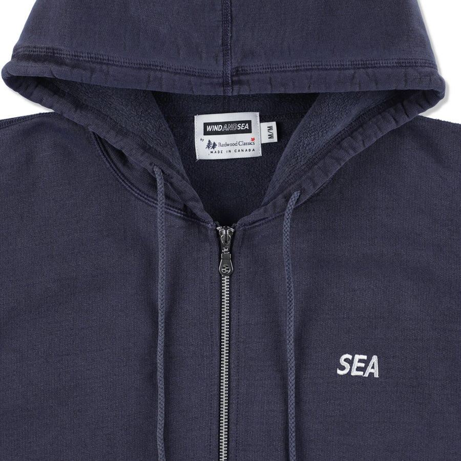 REDWOOD CLASSICS x WDS Pigment Logan Hooded Sweatshirt / NAVY_SAND