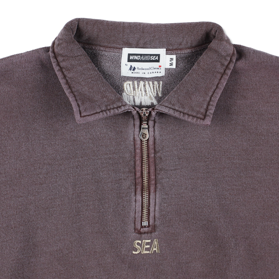 REDWOOD CLASSICS x WDS Pigment Bear Polo / BURGUNDY_SAND