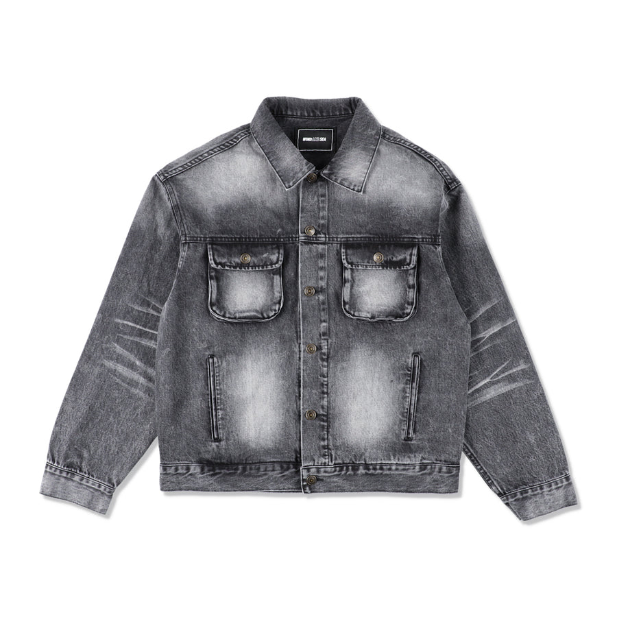 SHAY x WDS DENIM JACKET / BLACK