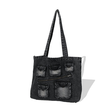 SHAY x WDS DENIM BAG / BLACK