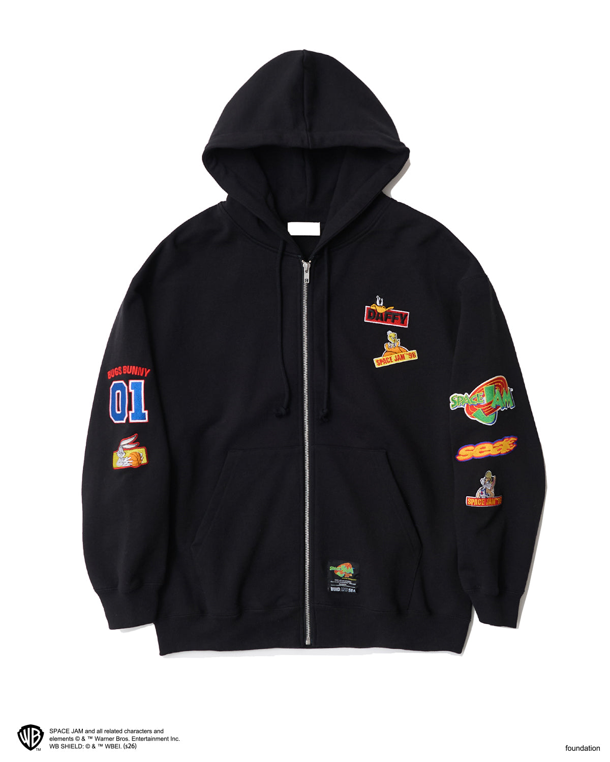 SPACE JAM x WDS ZIP-UP HOODIE