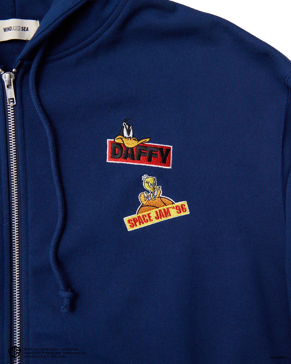 SPACE JAM x WDS ZIP-UP HOODIE – WIND AND SEA