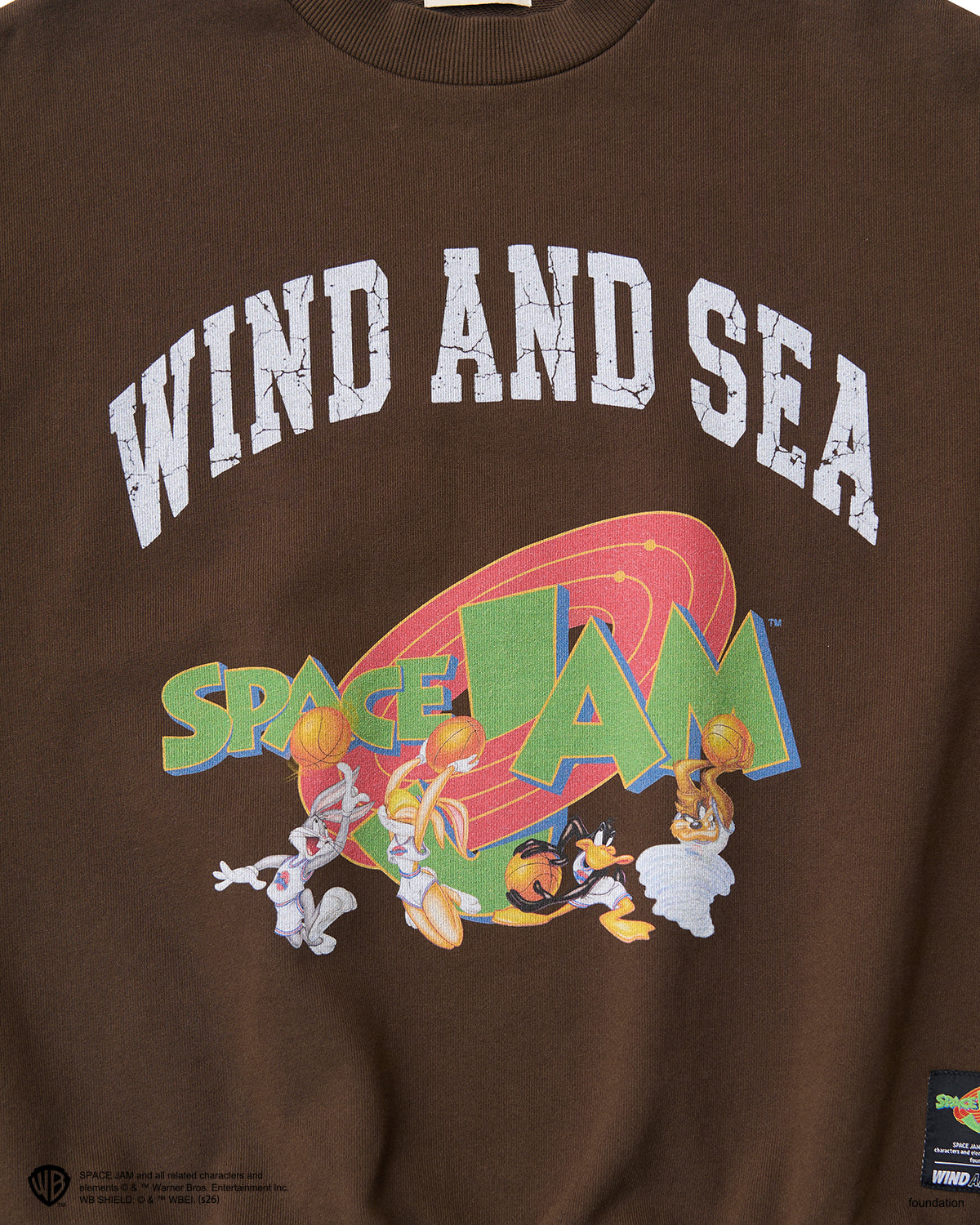 SPACE JAM x WDS CREW NECK SWEATSHIRT – WIND AND SEA