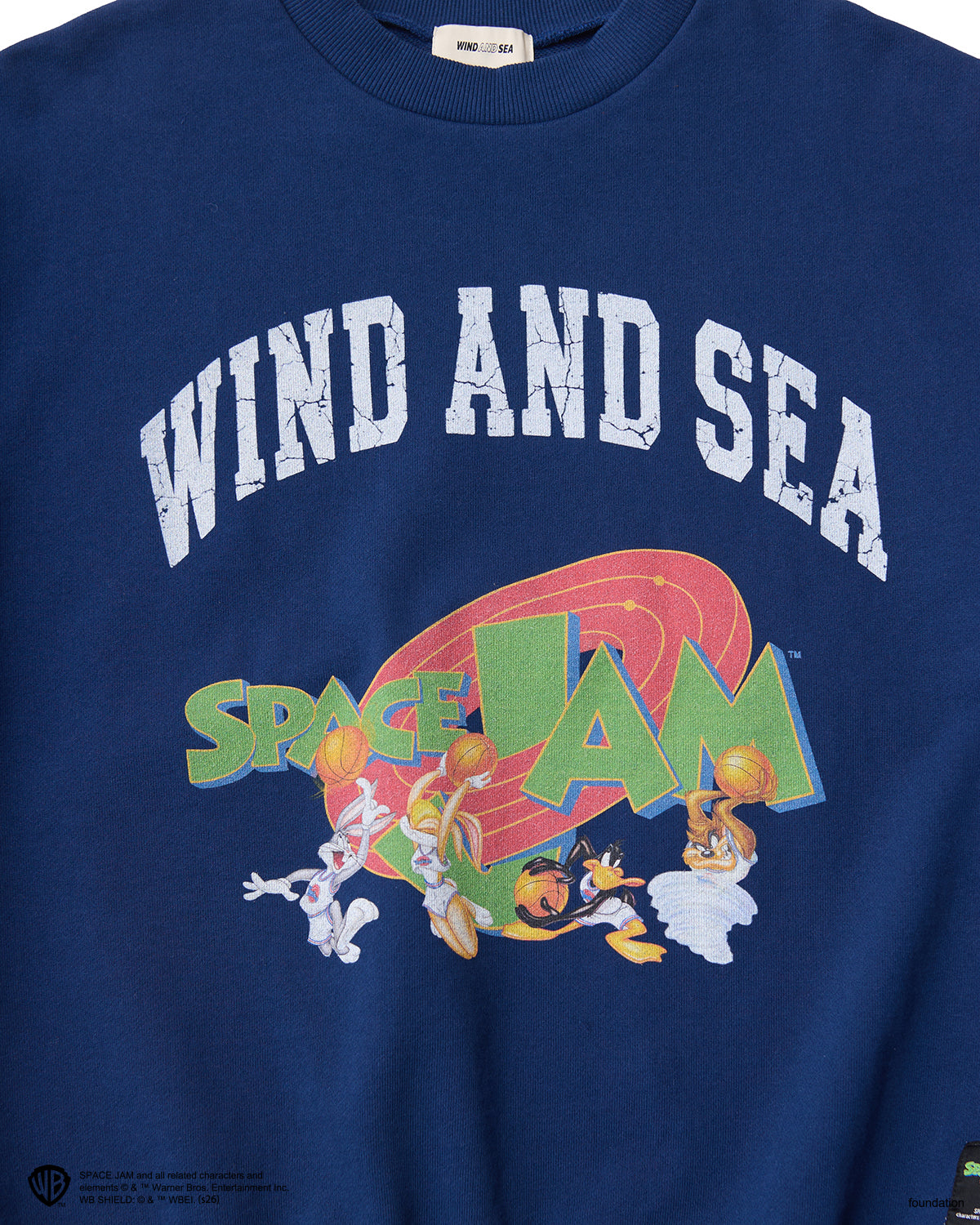 SPACE JAM x WDS CREW NECK SWEATSHIRT – WIND AND SEA