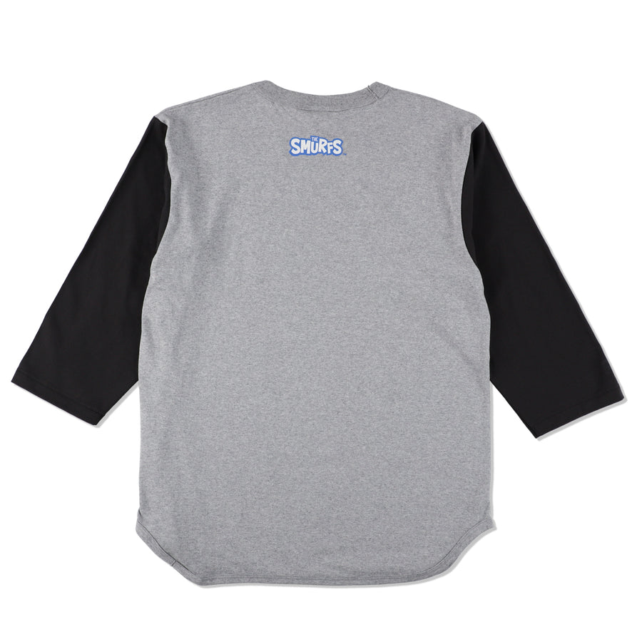 Smurf x WDS  Raglan M/S Tee (smurf) / GRAY_MULTI