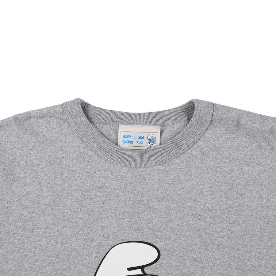 Smurf x WDS  Raglan M/S Tee (smurf) / GRAY_MULTI