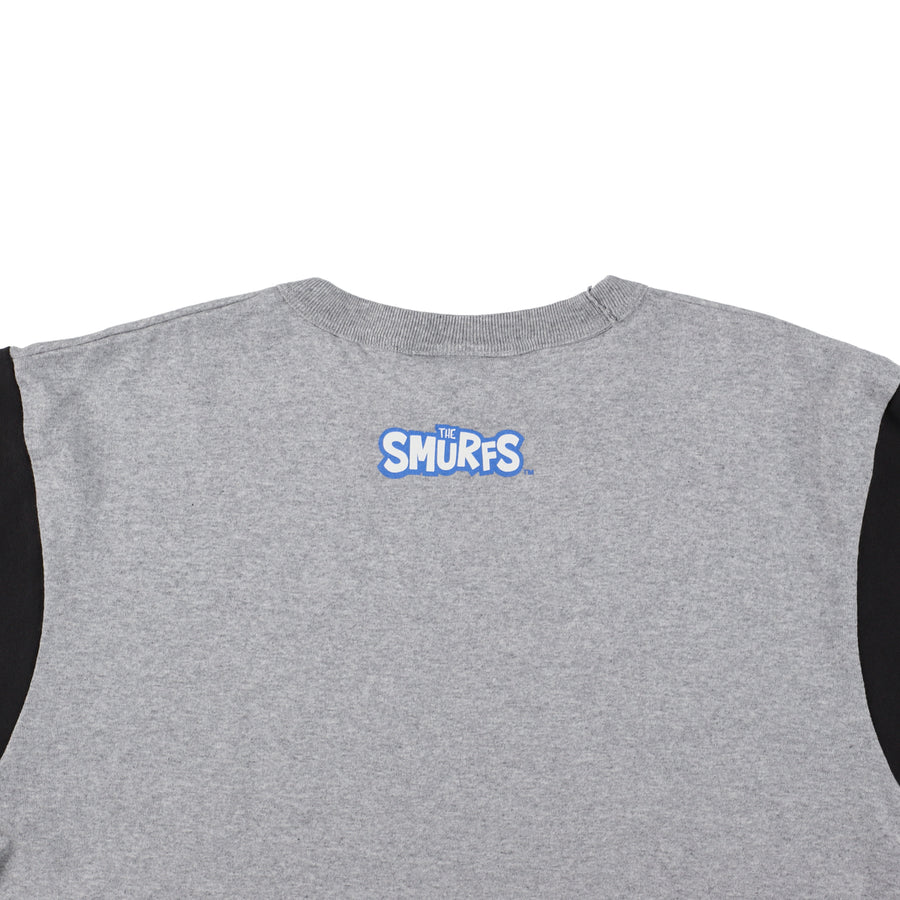 Smurf x WDS  Raglan M/S Tee (smurf) / GRAY_MULTI