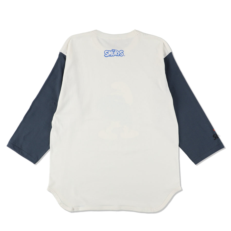 Smurf x WDS  Raglan M/S Tee (smurf) / NAVY_MULTI