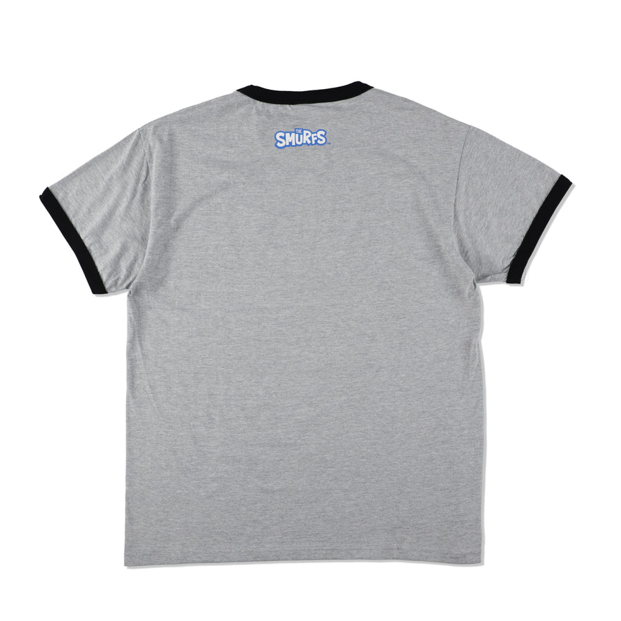 Smurf x WDS  S/S Tee (ringer) / GRAY