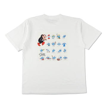 Smurf x WDS  S/S Tee (aggregation) / WHITE