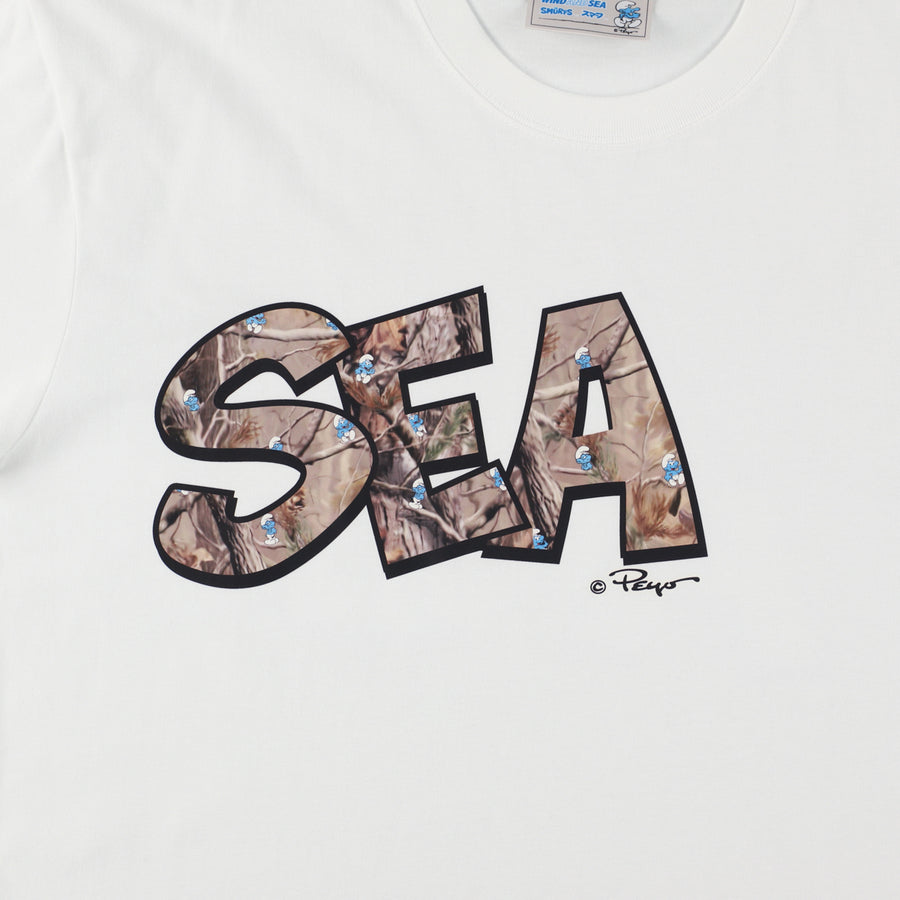 Smurf x WDS  S/S Tee (wind and smurf) / WHITE