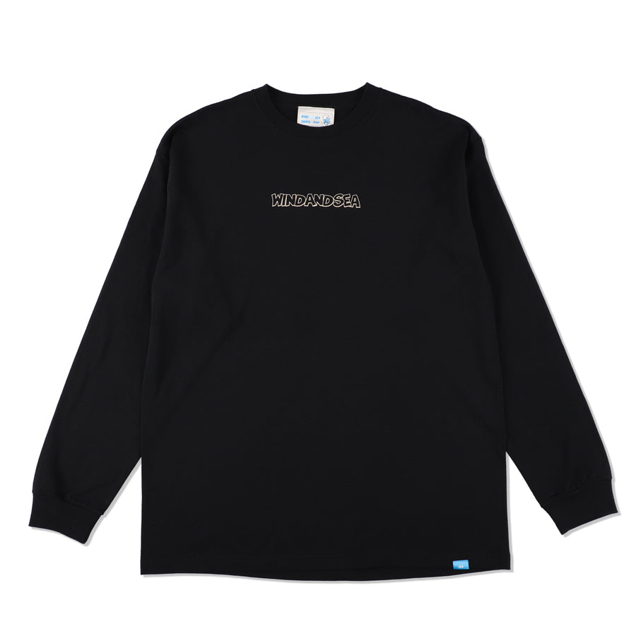 Smurf x WDS  L/S Tee (grafitti) / BLACK