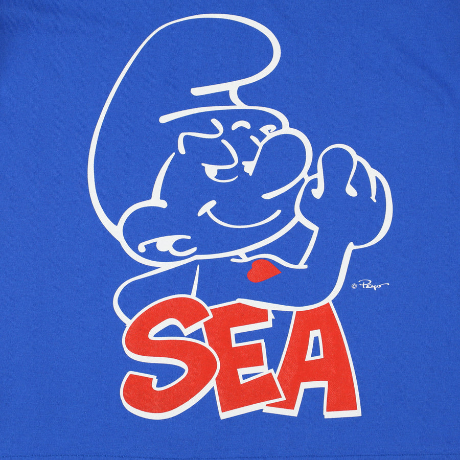 Smurf x WDS  S/S Tee (Big smurf) Child / BLUE