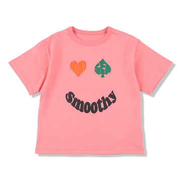 SMOOTHY x WDS SMILE TEE / PINK