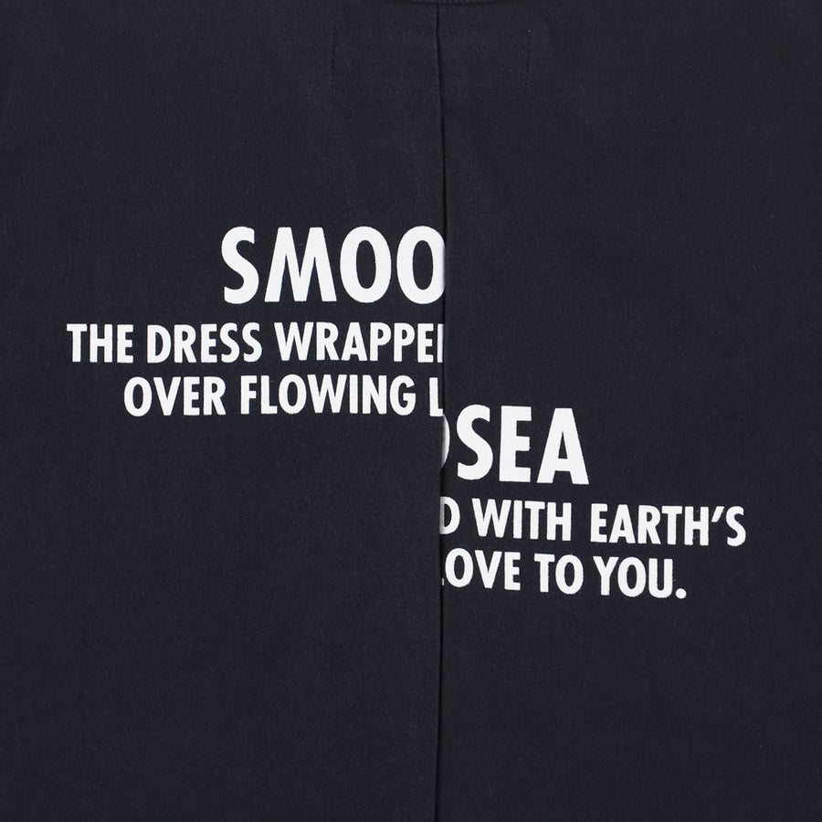 SMOOTHY x WDS L/S SMILE TEE / NAVY