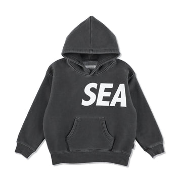 SMOOTHY x WDS SEA PIGMENT HOODIE / BLACK