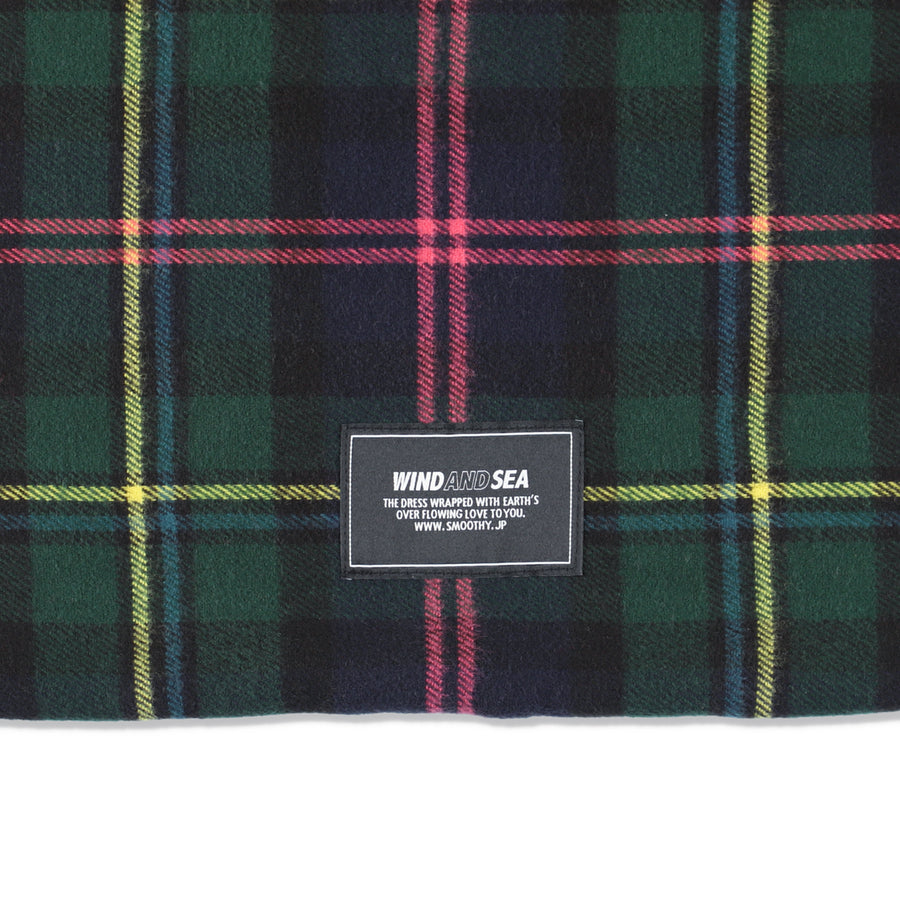 SMOOTHY x WDS MIX PLAID RING MUFFLER / MIX_PLAID