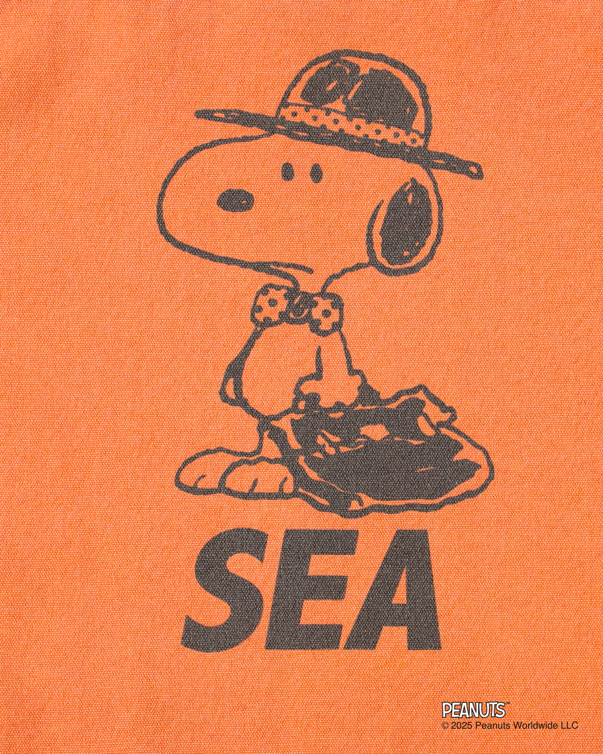 SMOOTHY x WDS Snoopy Pigment Tote Bag