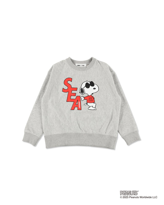 SMOOTHY x WDS Snoopy Kids Crewneck Sweatshirt