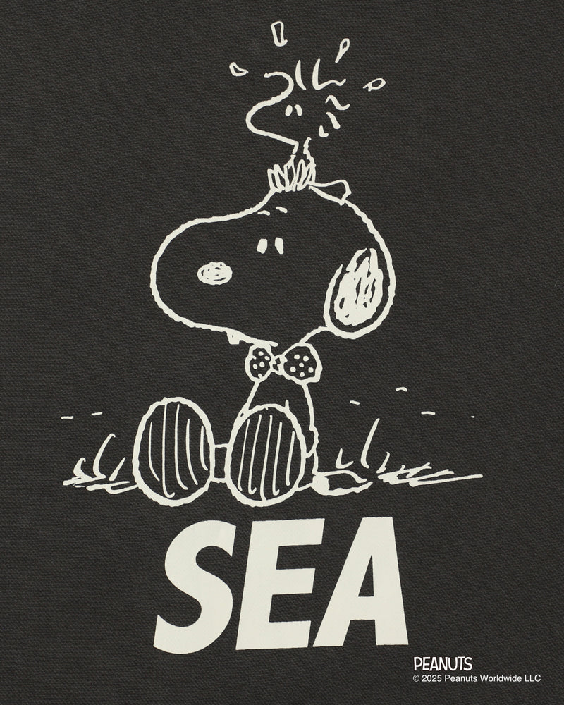 SMOOTHY x WDS  Snoopy Pigment Crewneck Sweatshirt