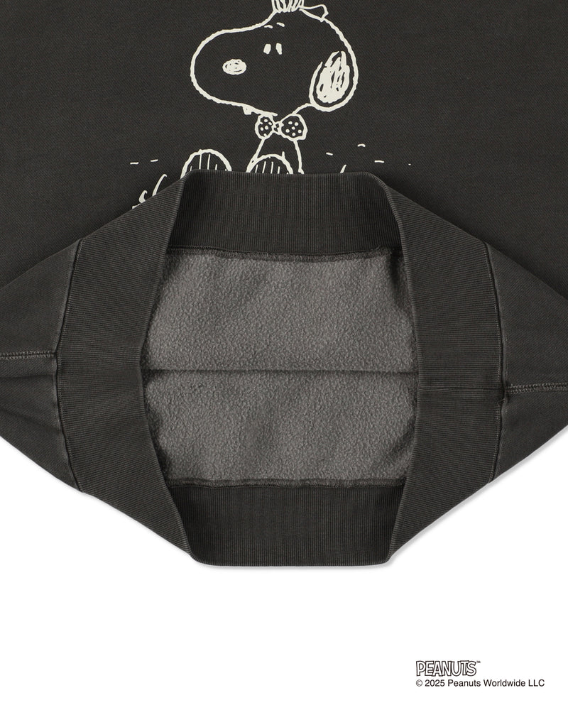 SMOOTHY x WDS  Snoopy Pigment Crewneck Sweatshirt
