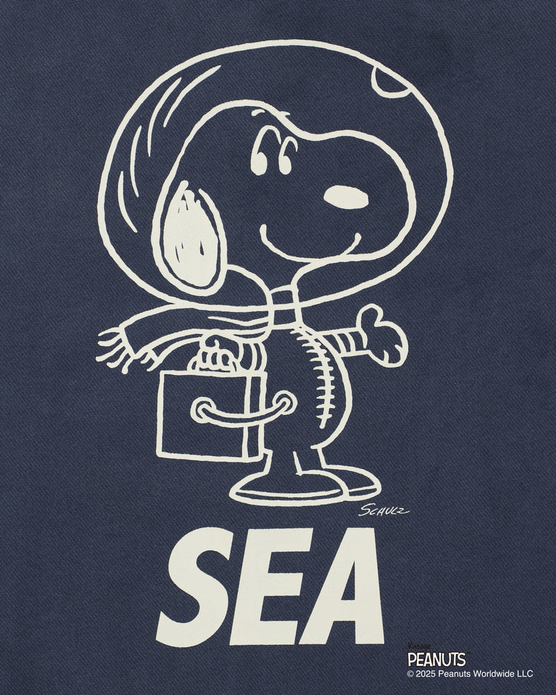 SMOOTHY x WDS  Snoopy Pigment Crewneck Sweatshirt