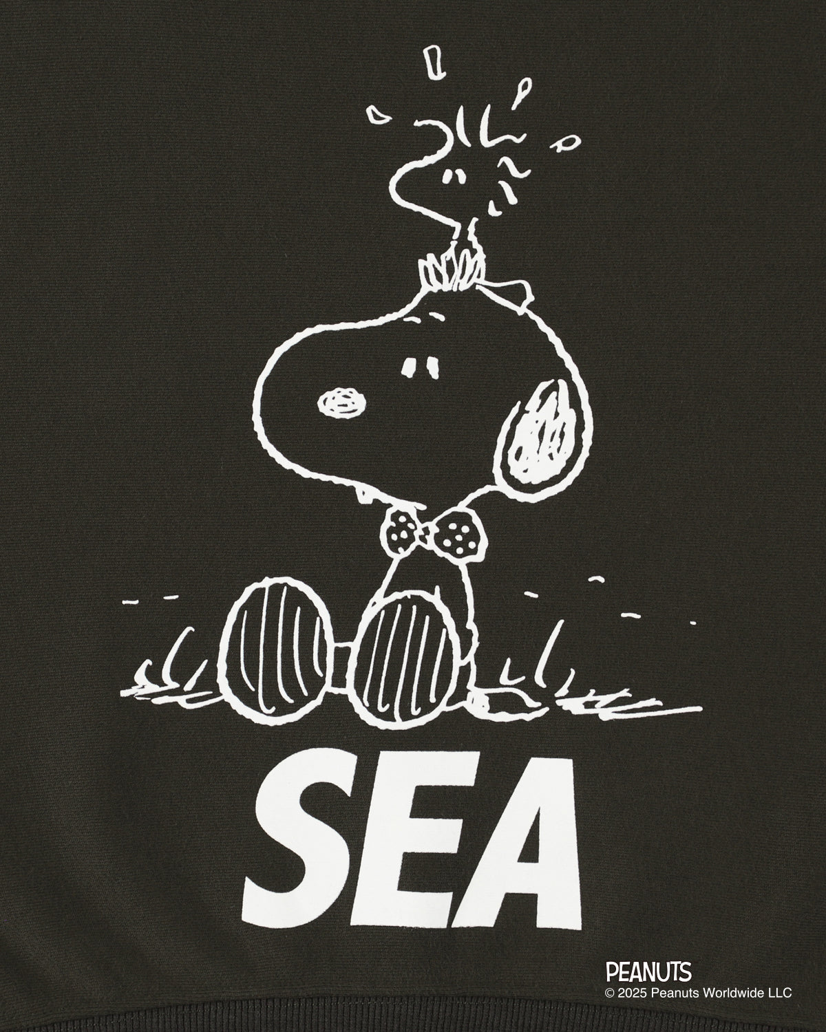 SMOOTHY x WDS Snoopy Washed Kids Crewneck Sweatshirt