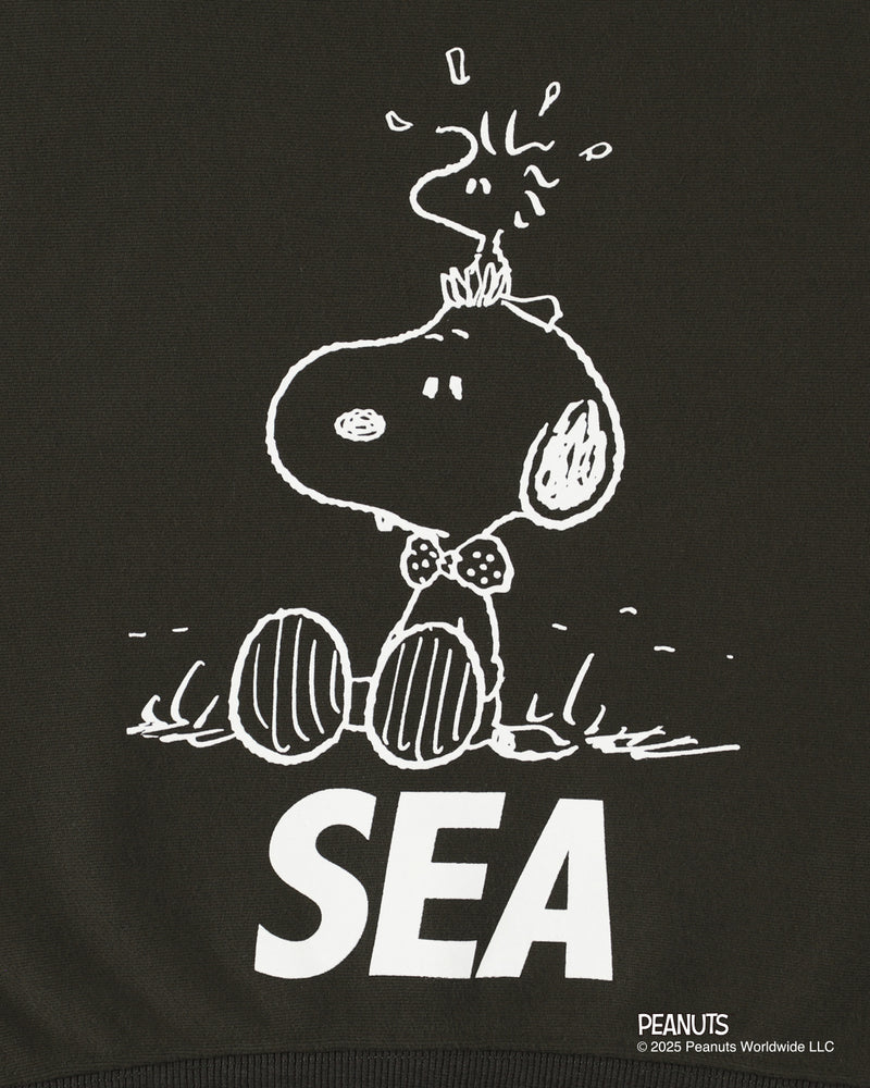 SMOOTHY x WDS Snoopy Washed Kids Crewneck Sweatshirt