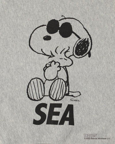 SMOOTHY x WDS Snoopy Washed Kids Crewneck Sweatshirt