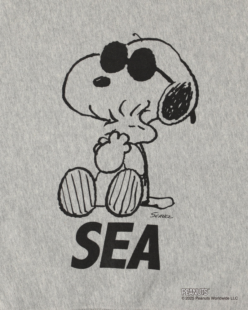 SMOOTHY x WDS Snoopy Washed Kids Crewneck Sweatshirt