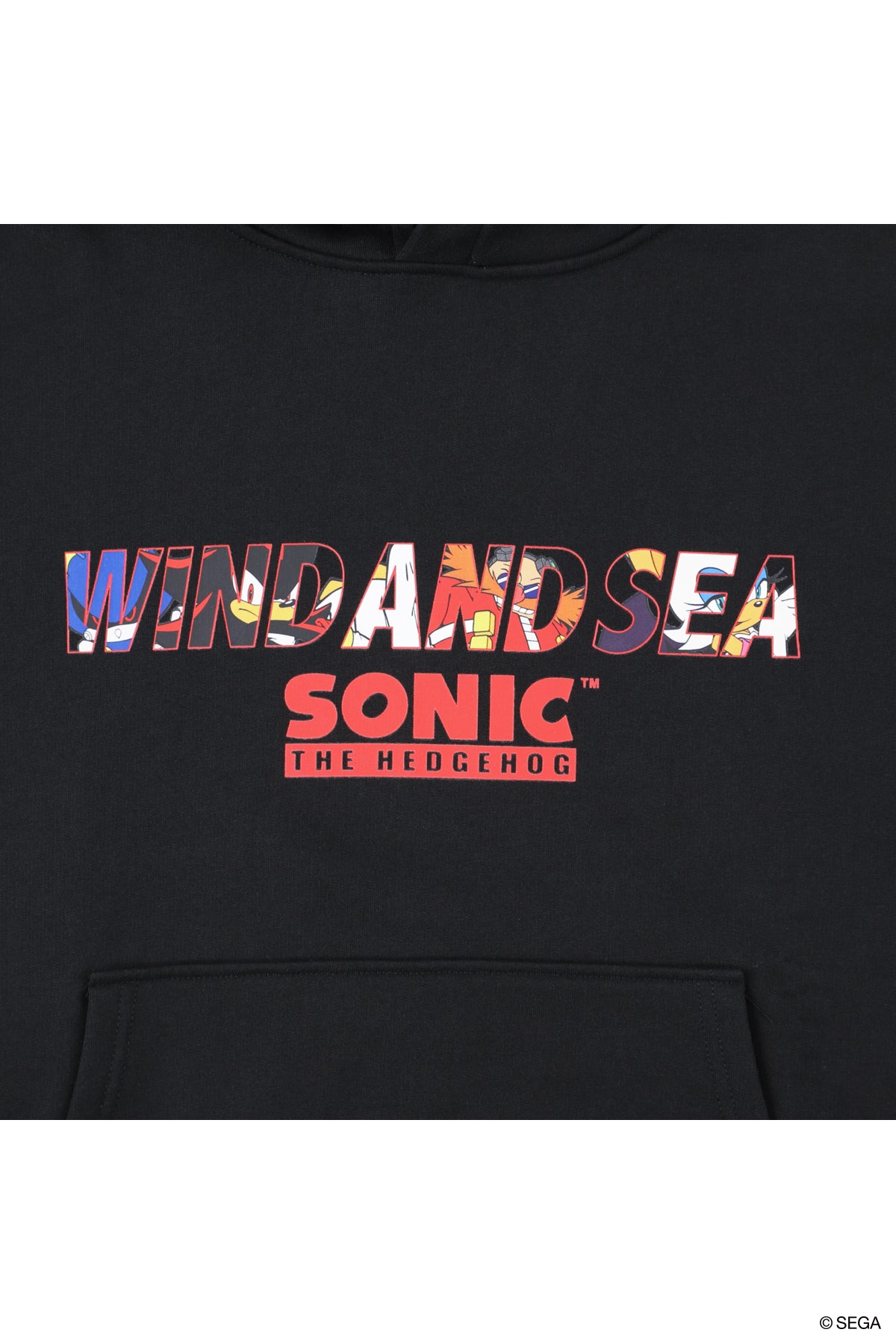 Sonic the Hedgehog x WDS (WIND AND SEA) Hooded Sweatshirt