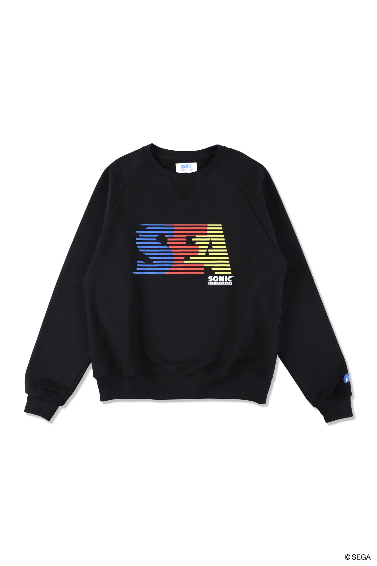 Sonic the Hedgehog x WDS (move) Raglan Sleeve Crewneck Sweatshirt