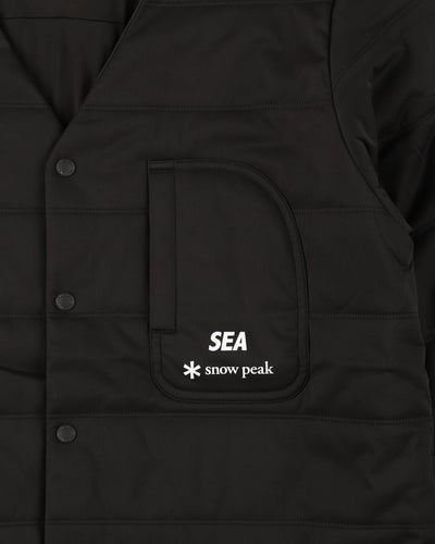 snow peak × WDS Flexible Insulated Cardigan