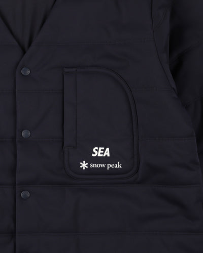 snow peak × WDS Flexible Insulated Cardigan