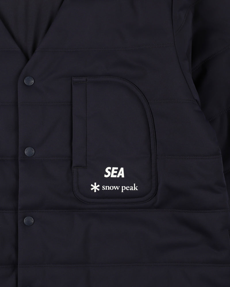 snow peak × WDS Flexible Insulated Cardigan