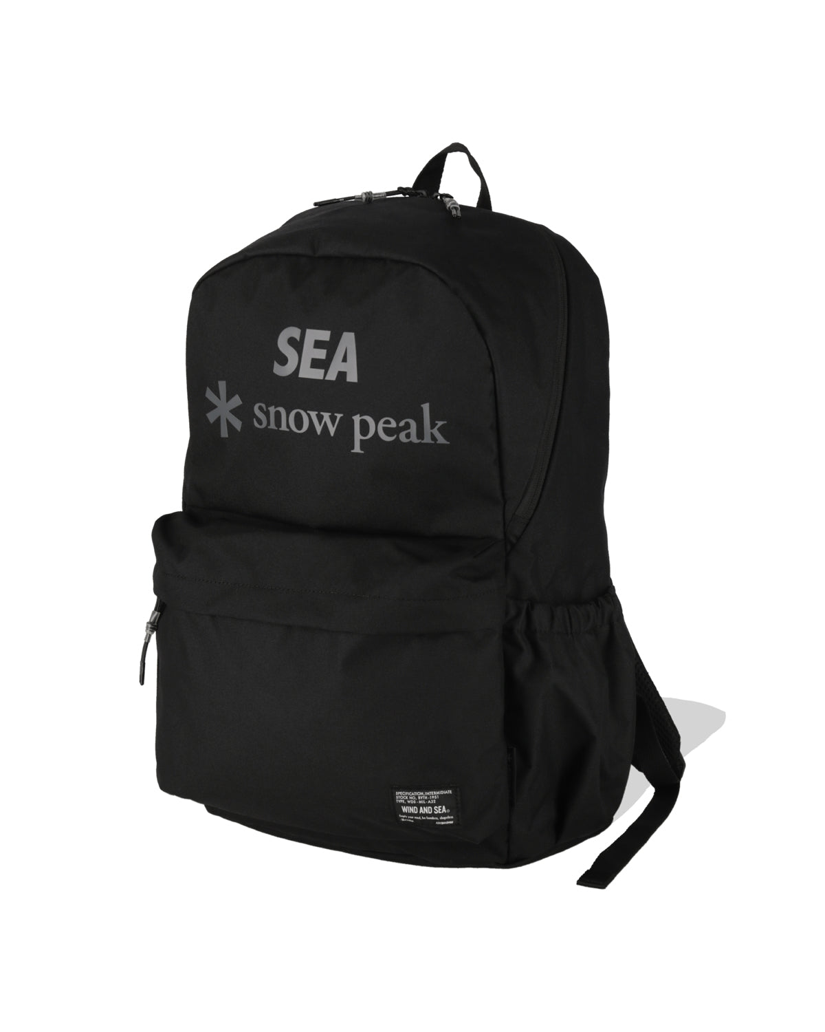  PEAK WIND AND SEA FLEECE マフラー　黒 Snow peak × WIND AND SEA