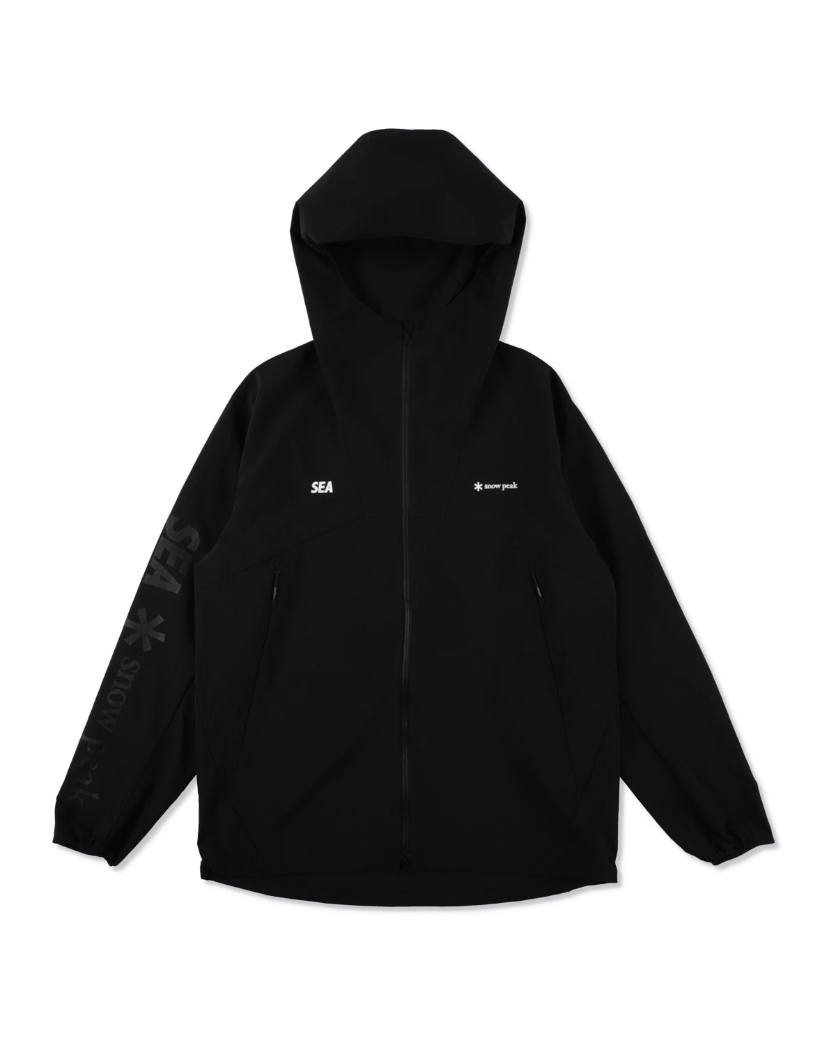  PEAK WIND AND SEA FLEECE マフラー　黒 Snow peak × WIND AND SEA