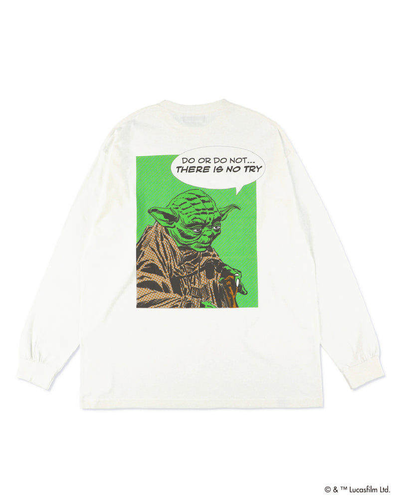 【STAR WARS】YODA ART / WDS L/S TEE