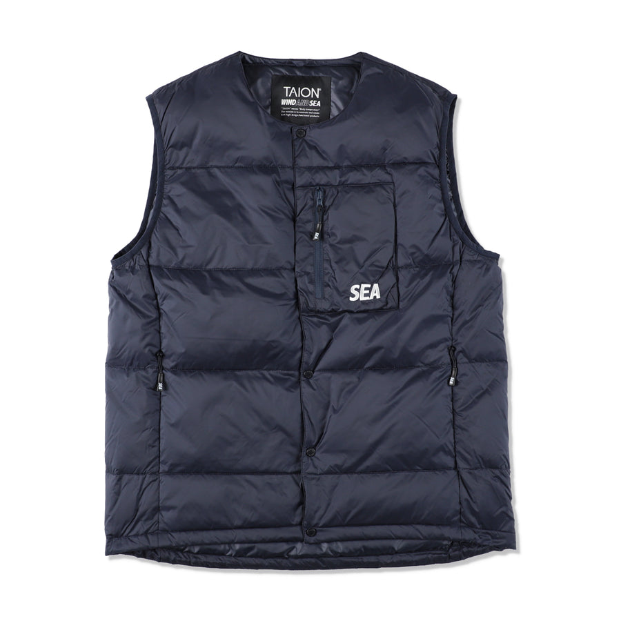 TAION x WDS INNER DOWN VEST / NAVY