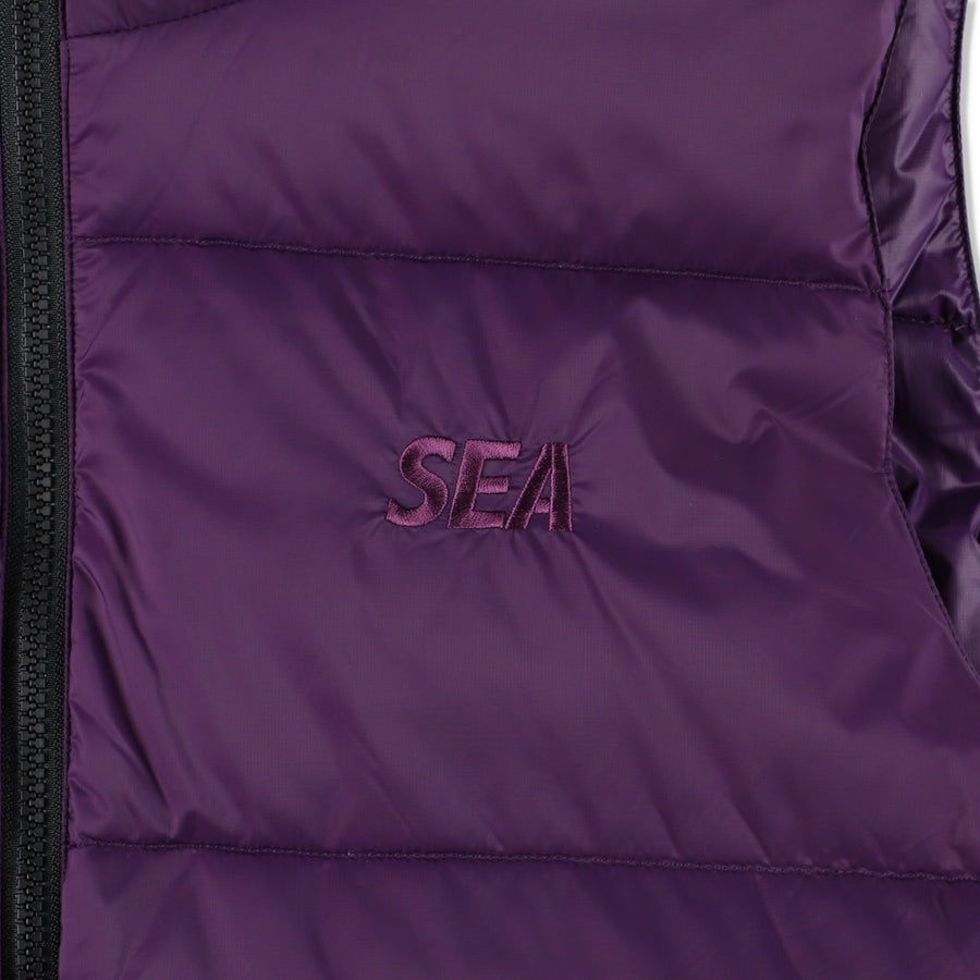 TAION x WDS VOLUME DOWN VEST / D_PURPLE