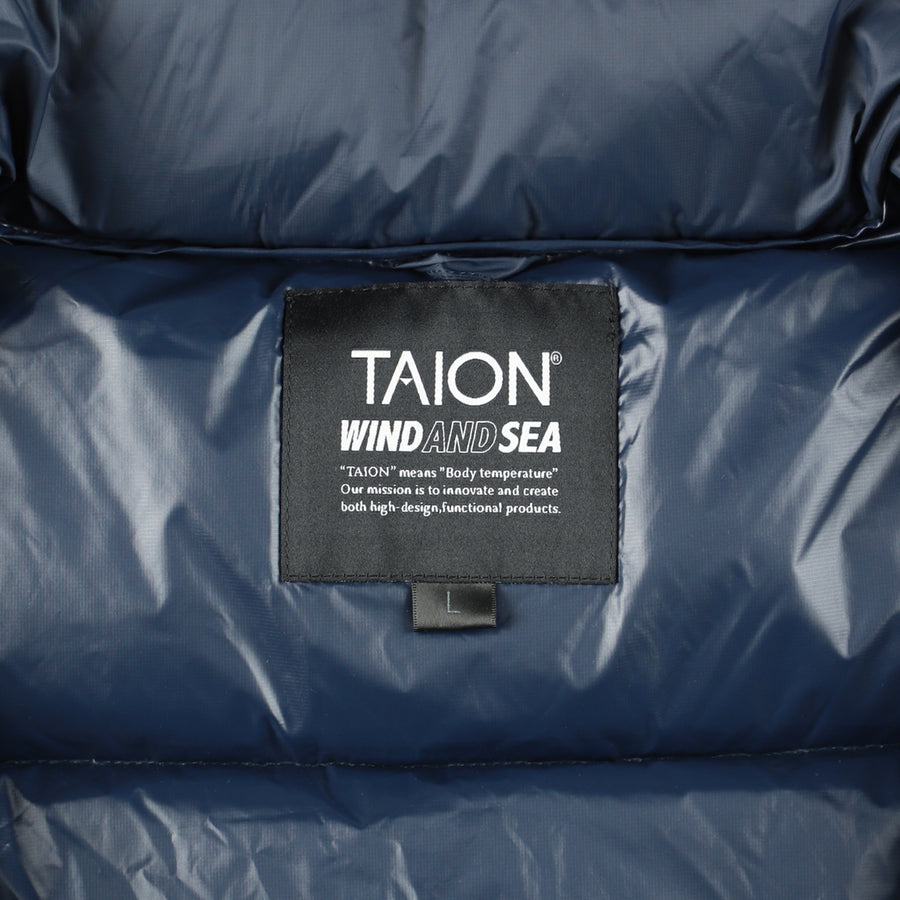 TAION x WDS VOLUME DOWN VEST / NAVY