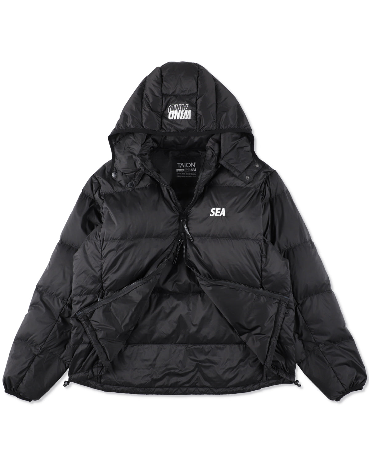 TAION x WDS HOODED DOWN JACKET