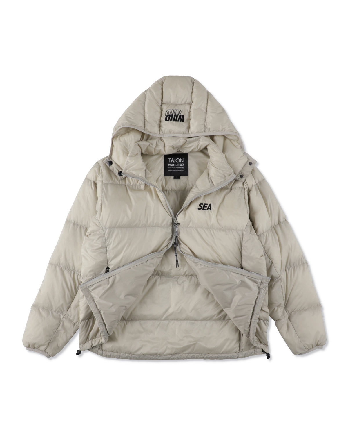 TAION x WDS HOODED DOWN JACKET
