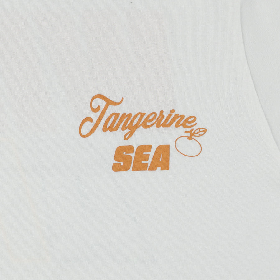 Tangerine x WDS L/S Tee / WHITE