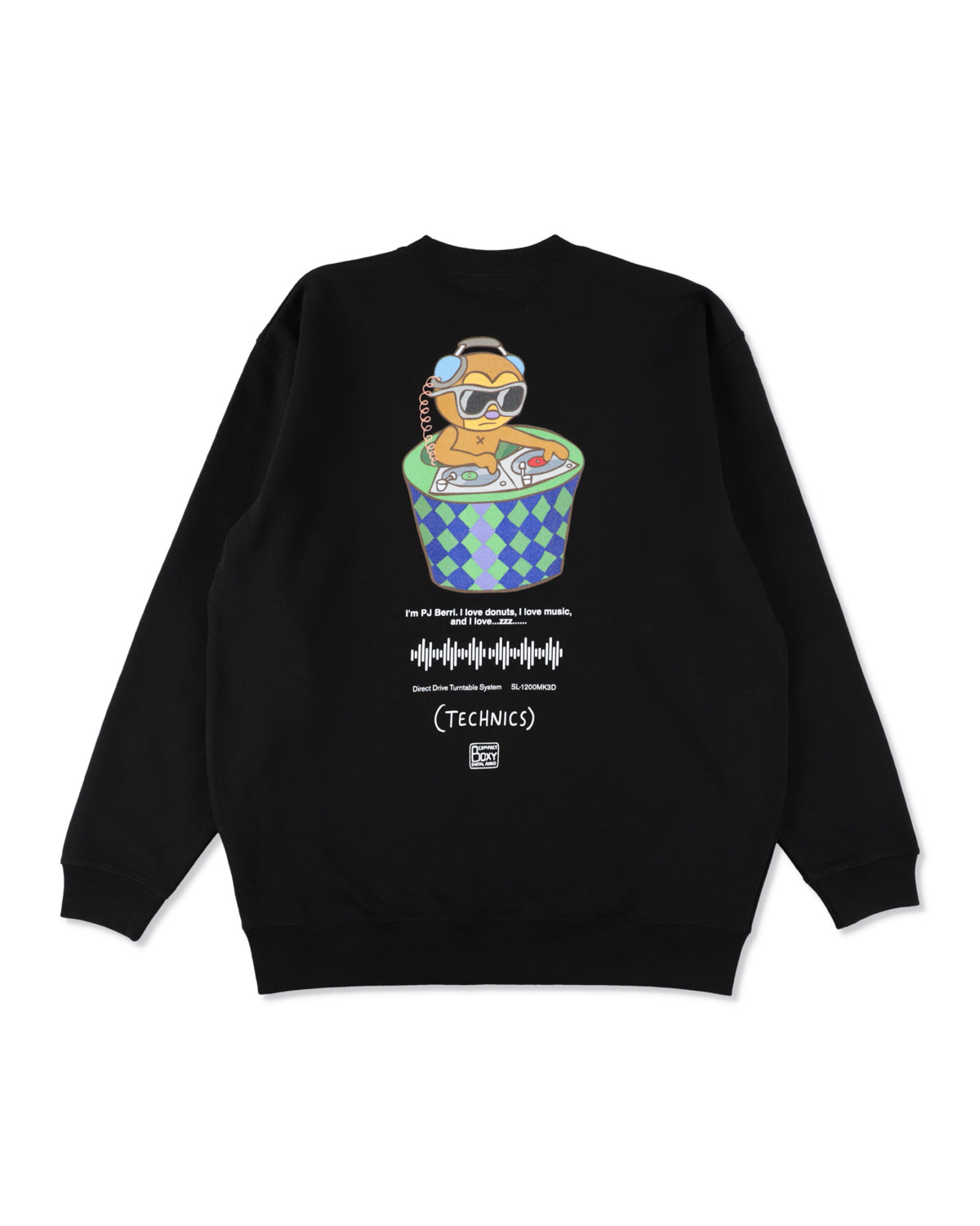 Technics x PARAPPA x WDS CREW NECK SWEAT