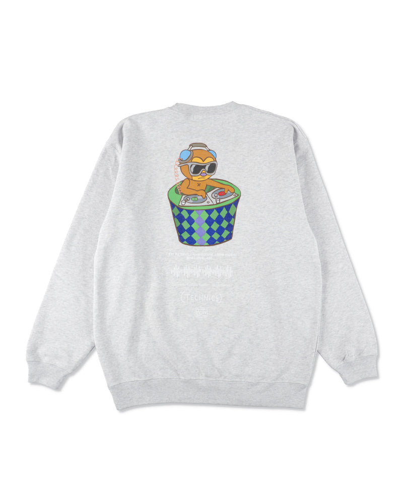 Technics x PARAPPA x WDS CREW NECK SWEAT